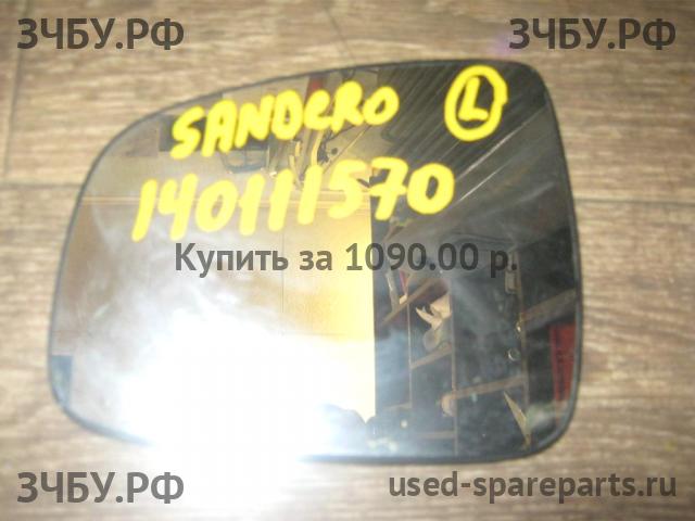 Renault Sandero 1 Стекло зеркала левое