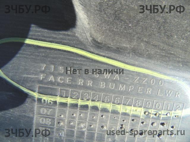 Honda CR-V 3 Юбка заднего бампера