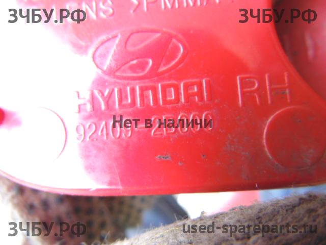 Hyundai Santa Fe 2 (CM) Фонарь задний в бампер правый