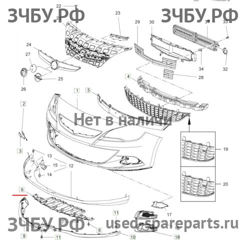 Opel Astra J Защита антигравийная