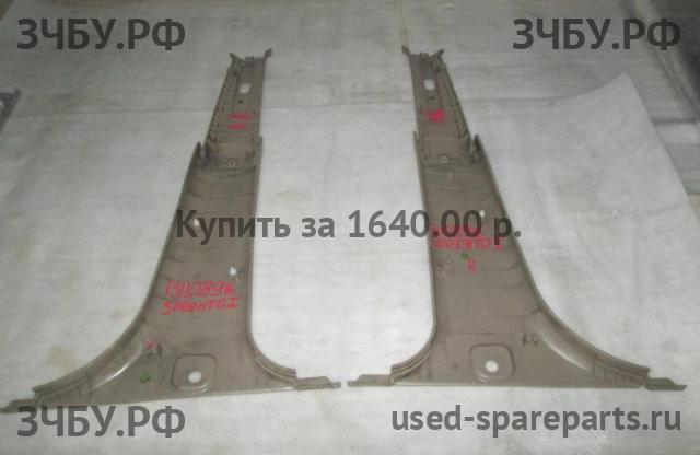 KIA Sorento 1 Накладки на стойки кузова средние (комплект)