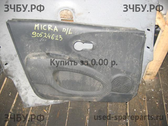 Nissan Micra K12 Обшивка двери передней левой