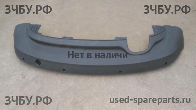 Volkswagen Tiguan 1 (Рестайлинг) Юбка заднего бампера