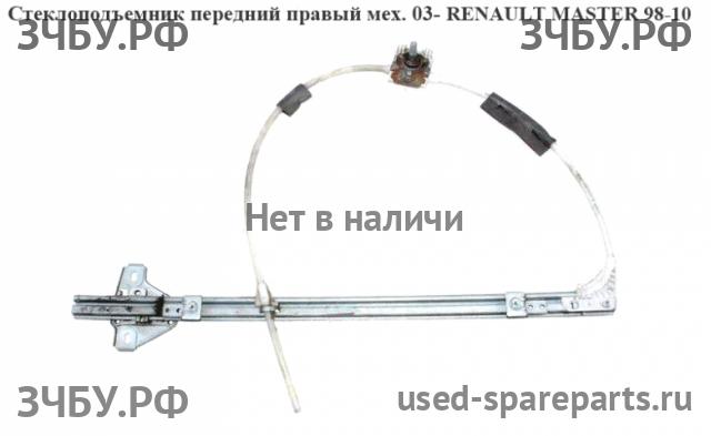 Renault Master 2 Стеклоподъёмник механический передний правый