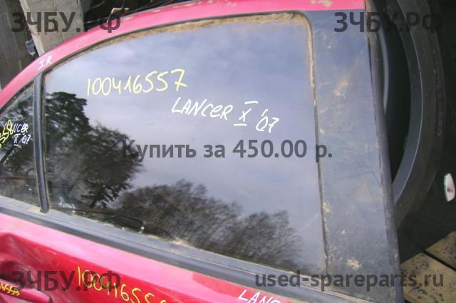 Mitsubishi Lancer 10 [CX/CY] Стекло двери задней правой