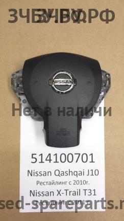 Nissan Qashqai (J10) Подушка безопасности водителя (в руле)