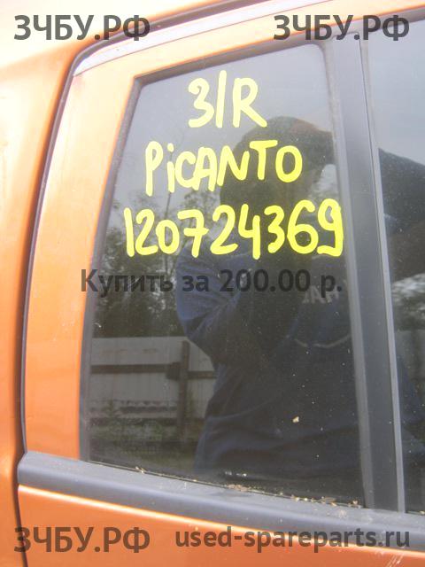 KIA Picanto 1 Стекло двери задней правой (форточка)