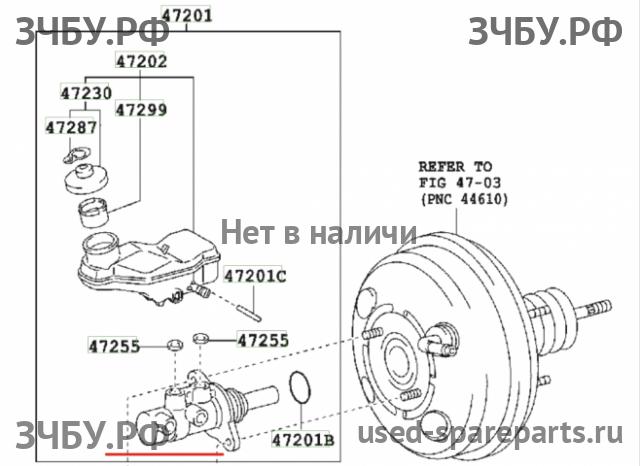 Toyota Corolla (E14 - E15) Цилиндр тормозной главный