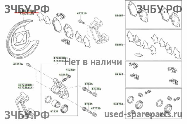 Toyota Corolla (E14 - E15) Пыльник тормозного диска