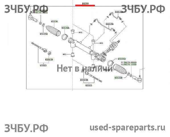 Toyota Hi Lux (3) Pick Up Рейка рулевая