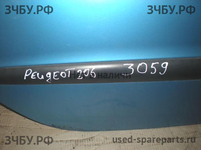 Peugeot 206 Молдинг двери задней правой