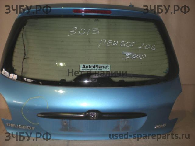Peugeot 206 Дверь багажника со стеклом