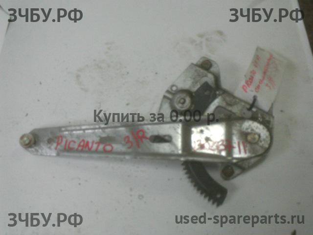 KIA Picanto 1 Стеклоподъёмник механический задний правый