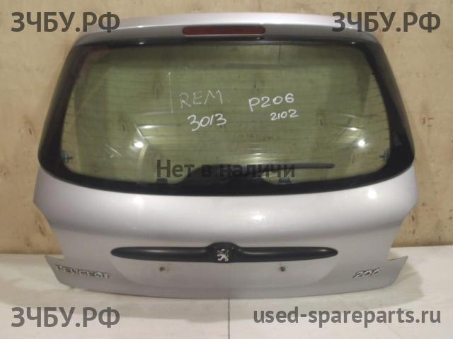 Peugeot 206 Дверь багажника со стеклом