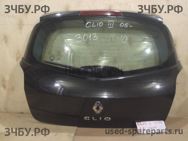 Renault Clio 3 Дверь багажника со стеклом