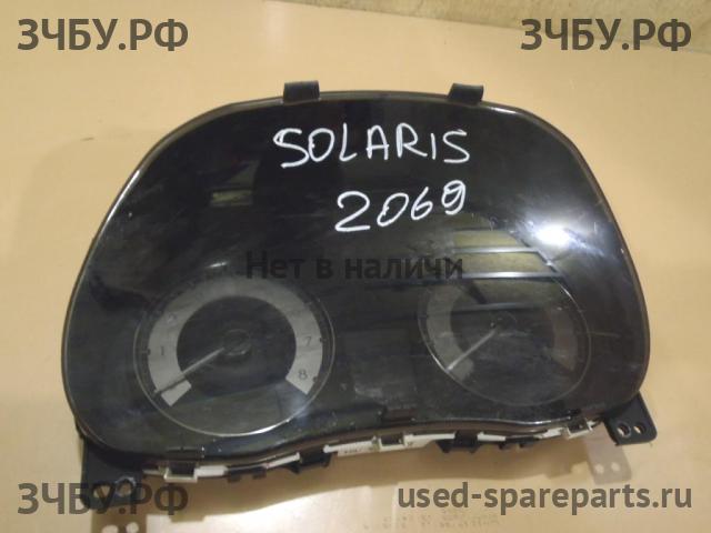 Hyundai Solaris 1 Панель приборов