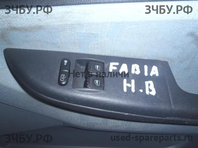 Skoda Fabia 1 Кнопка стеклоподъемника передняя левая (блок)