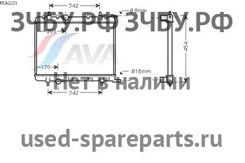 Peugeot 307 Радиатор основной (охлаждение ДВС)